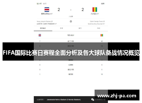 FIFA国际比赛日赛程全面分析及各大球队备战情况概览